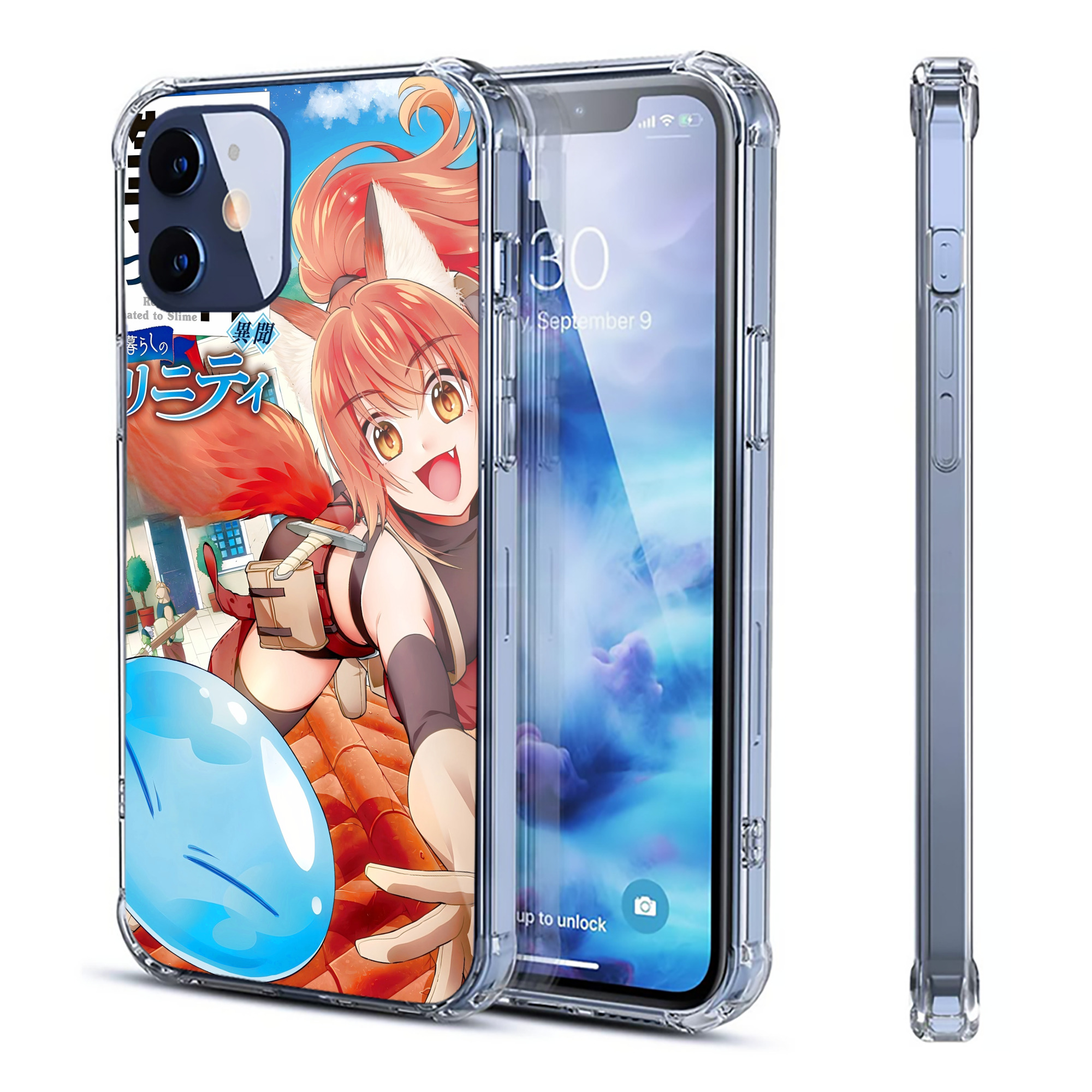 （画像用） 転スラ Regarding Reincarnated to Slime 【iPhone 12シリーズ対応】透明スマホケース（クリアソフトケース）